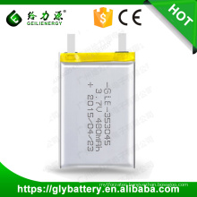 Rechargeable Li-polymer 353045 3.7V 480mah battery